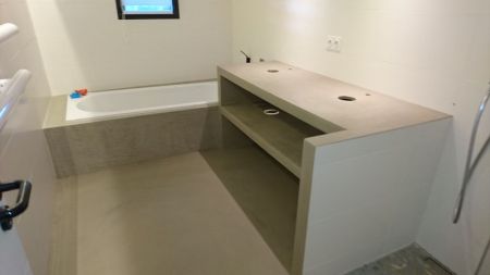 beton cire salle de bain